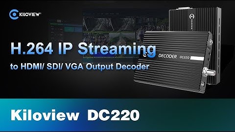 Kiloview DC220 IP Network Video Decoder Hardware (professional tool for video production)