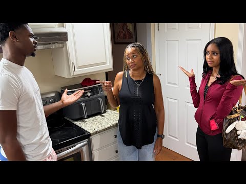 Isaiah gets checked by his Grandma for asking if Mariah can stay over her house a few days