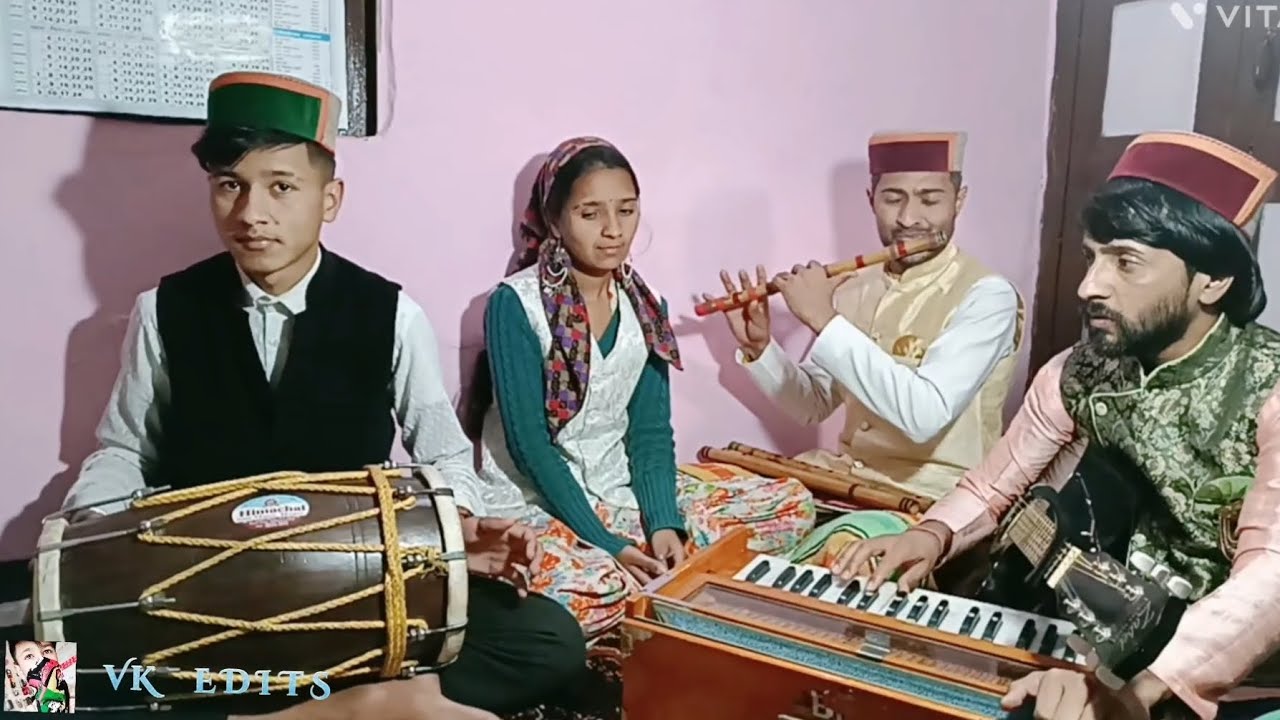 Himachal Divas spacial Nati Banka mulka cover by Singer Rajflute RameshHimani and Dholak Vinit