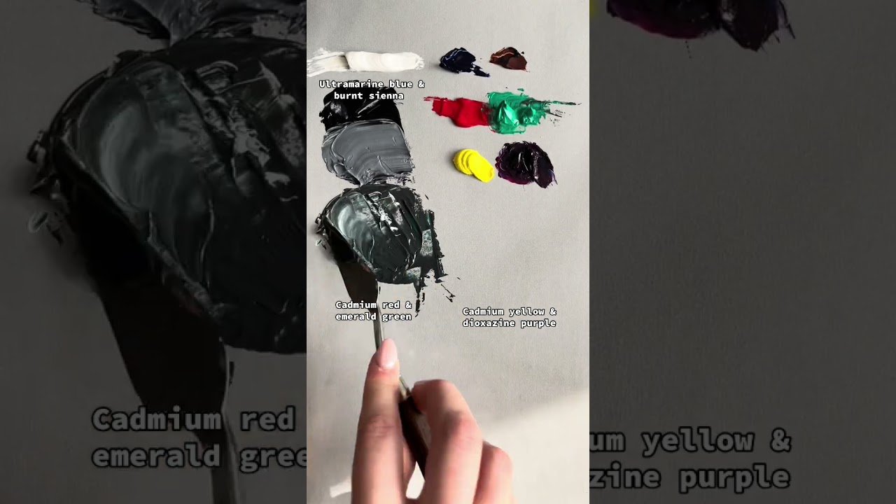 How to make grey without using black or white!