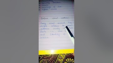 Define email address? What is email address?