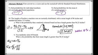 Math 208 : 7.3 #10 (Elementary Statistics Tutorial : Central Limit Theorem Probabilities)