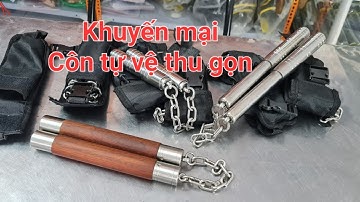 Sale Côn nhị khúc tự vệ thu gọn_Toankungfu