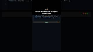 How to Avoid MySQL Using the Wrong Index #mysql