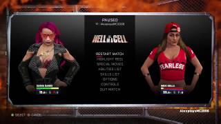 Sasha Banks Stinkfaces Nikki Bells