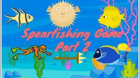 Scratch Tutorial | Spearfishing Game Part 2 | How to make a fishing game on scratch