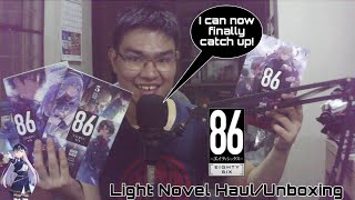 86 Eighty-Six Light Novel Volumes 4-6 HAUL OPENING/UNBOXING
