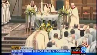 The funeral of Bishop Paul Donovan