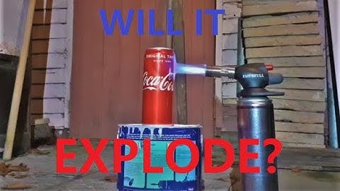 Coke can VS Blow torch