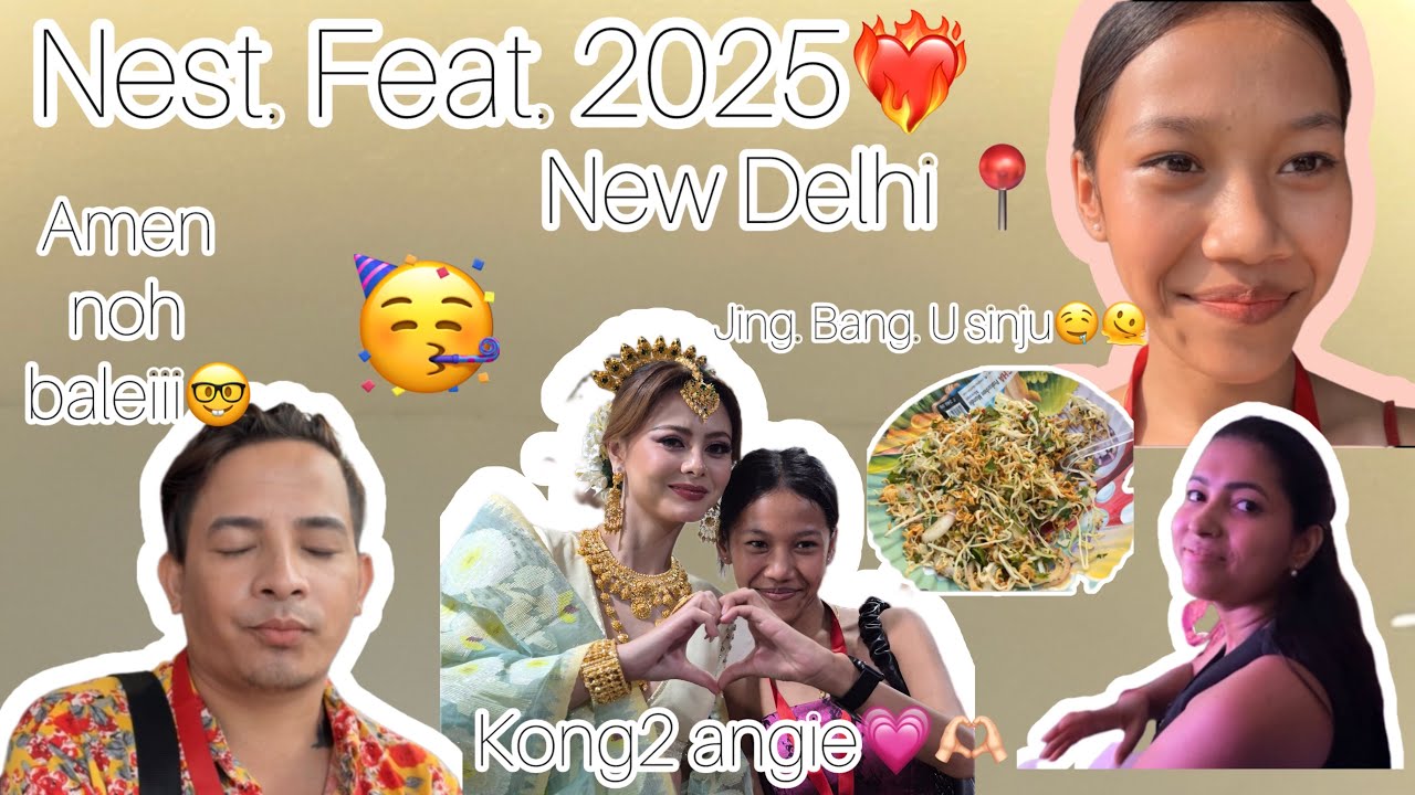 Northeast festival 2025 New Delhi shong shit shad jing Rwai Khasi 🥳@Garmondranee  #enricaronghang 