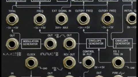 Korg Ms20 -  100% sounds demo.