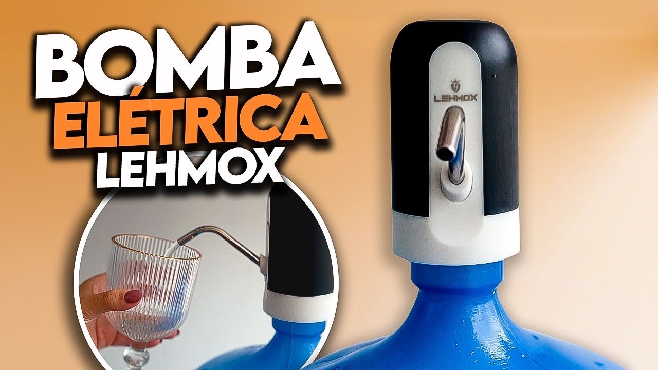 É BARATA, MAS É BOA? Review Bomba para Galão de Água Elétrica Lehmox! Funciona mesmo? 🤔