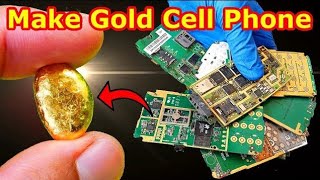 Gold Recovery From Mobile Phone Circuit Boards | Recover Gold From Mobile Phone Circuits