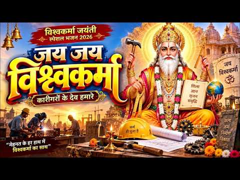 जय जय विश्वकर्मा 🙏 विश्वकर्मा जयंती स्पेशल भजन 2026 विश्वकर्मा जी के भजन
