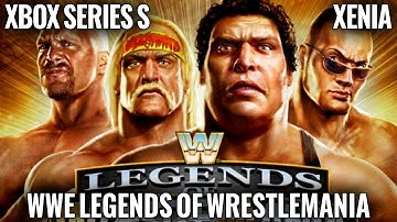 WWE Legends of WrestleMania - Xbox Series S - Xenia Frame Rate Test