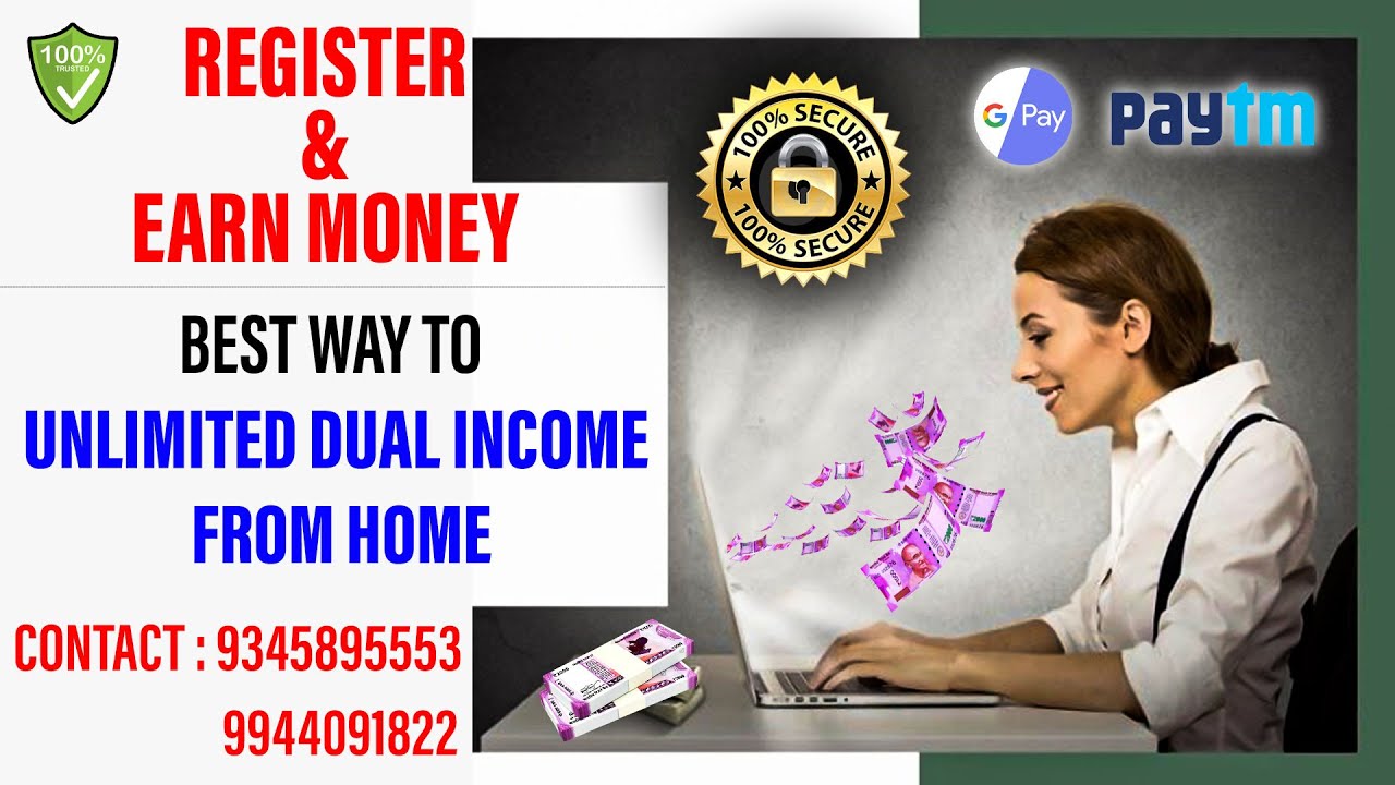 Unlimited Dual Income | Best Way to Make Money From Home | Highest Paid
