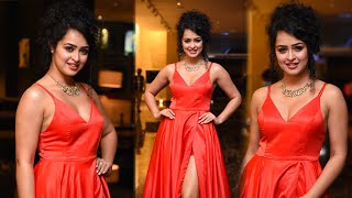 Actress Apsara Rani Hot Photoshoot In Red Dress Celebrity News Celebrity Lovers