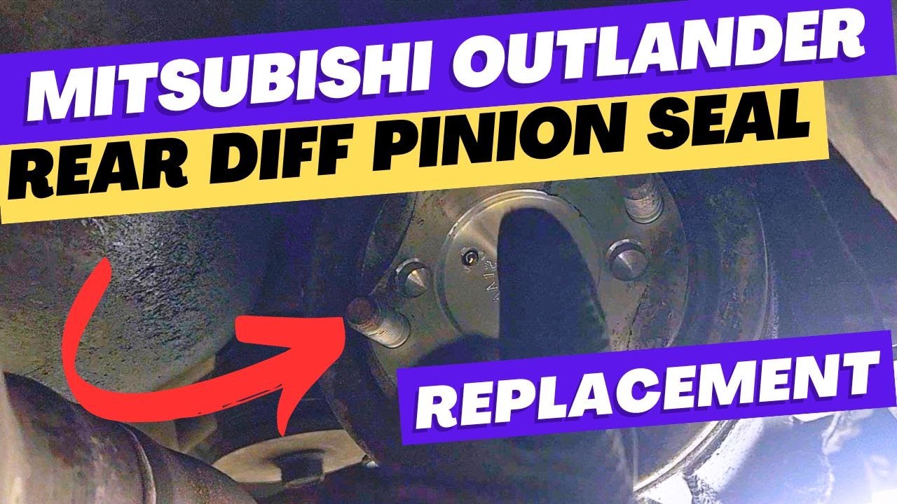 Mitsubishi outlander rear diff pinion seal replacement