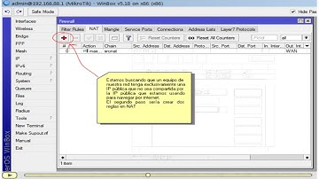 C-team | Mikrotik [Firewall - NAT Rules] One-To-One NAT - Asignar una IP Publica a una IP Privada