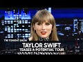 Video thumbnail of "Taylor Swift Spills on Record-Breaking Midnights Album and Teases a Potential Tour | Tonight Show"
