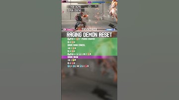 AKUMA RAGING DEMON RESET COMBO  #streetfighter #sf6 #fgc #gaming #combo