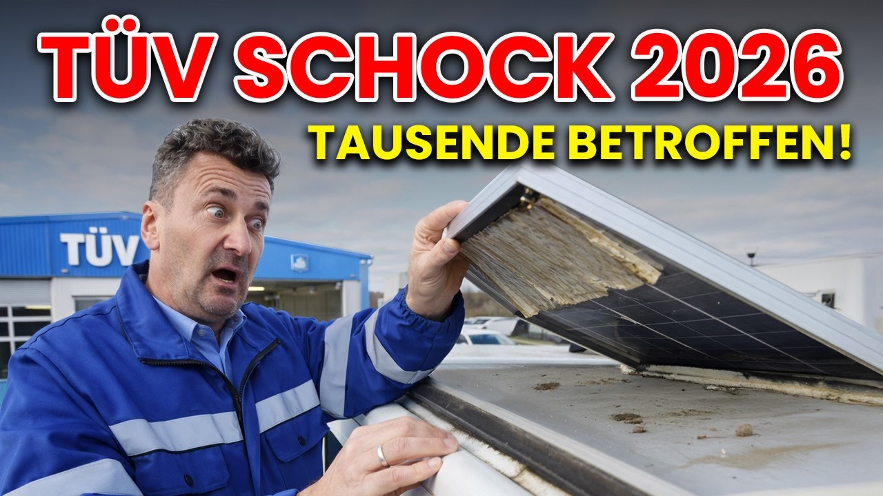 Neue TÜV-Regel für Wohnmobile?! Solaranlagen plötzlich eintragungspflichtig?