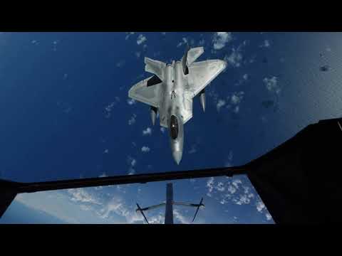 Valiant Shield 2020 KC-10 Fuels F-22