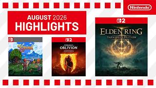 Monthly Highlights – August 2026 (Nintendo Switch 2 / Nintendo Switch)