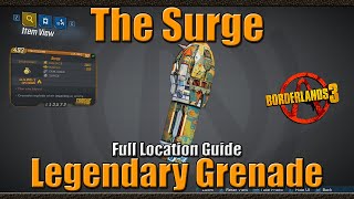 Borderlands 3 | The Surge | Legendary Grenade | Full Location guide