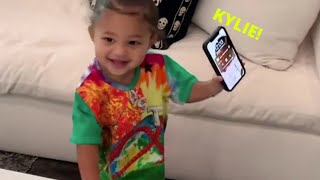 Kylie Jenner Stormi Webster being a problem child for 2 minutes straight