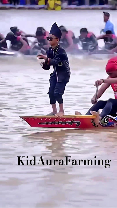 kid Aura farming on boat trending video #trending #aura #boat #aurafarming #shorts #shortvideo