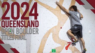 2024 Queensland Open Boulder Titles Finals (Male & Female)