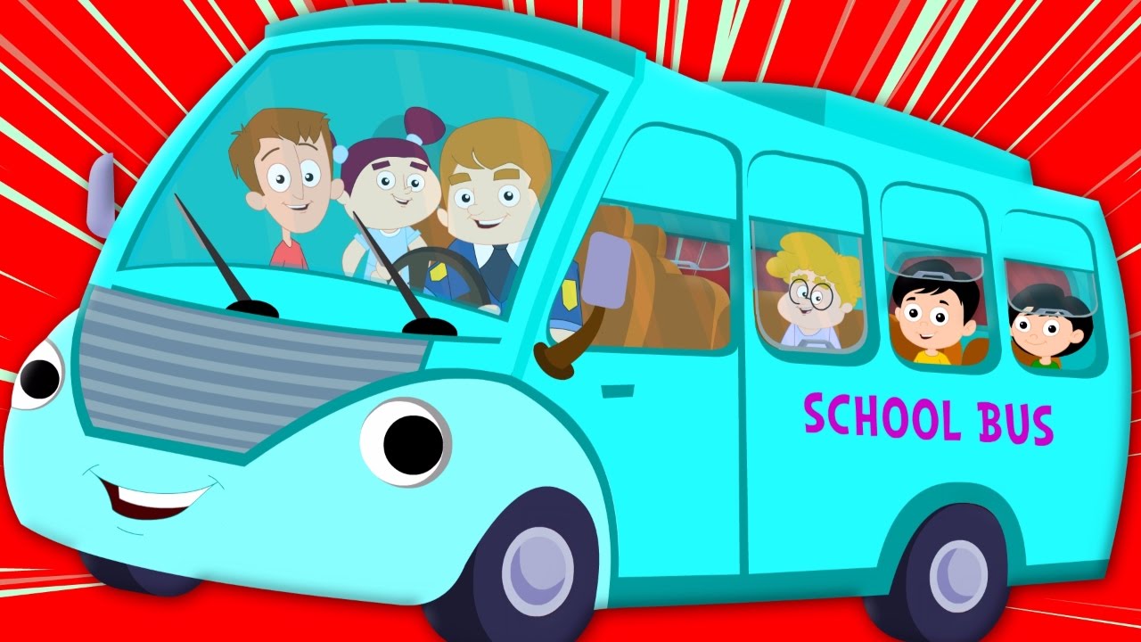 trucks skate wheels on the bus | nursery rhymes | kids songs | bus song | kids tv nursery rhymes for children
