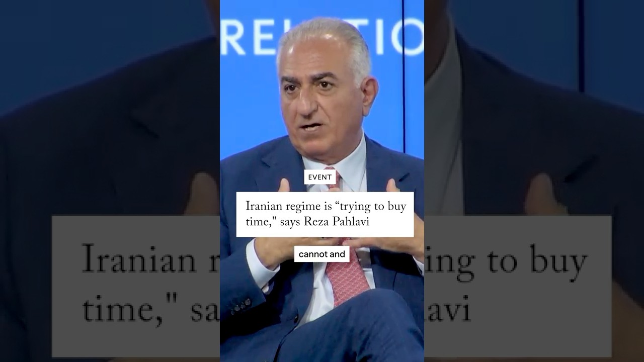 Реза Пахлави утверждает, что иранский режим «пытается выиграть время».