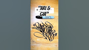 comment your name if you want your name featured next.#lettering #handstyle #nameart #graffiti #art