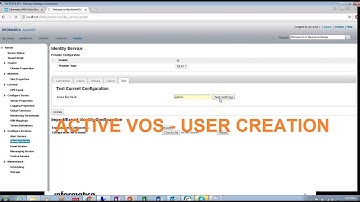 Active VOS and Informatica MDM - Active VOS User Creation