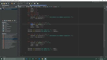 Programacion secuencial | Arreglos Numeros Positivos/Negativos Sacar la Media(Promedio)
