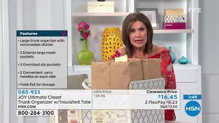JOY Ultimate Closet Trunk Organizer with Insulated Tote ...