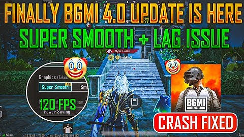 Finally Bgmi 4.0 Update Is Here | Super Smooth + 120 Fps Test | los Crash Issue Fixed | Server Issue
