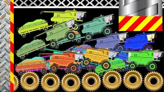 Agricultural Harvester Race - Colored Tractor Survive - Shutter Crushers screenshot 3
