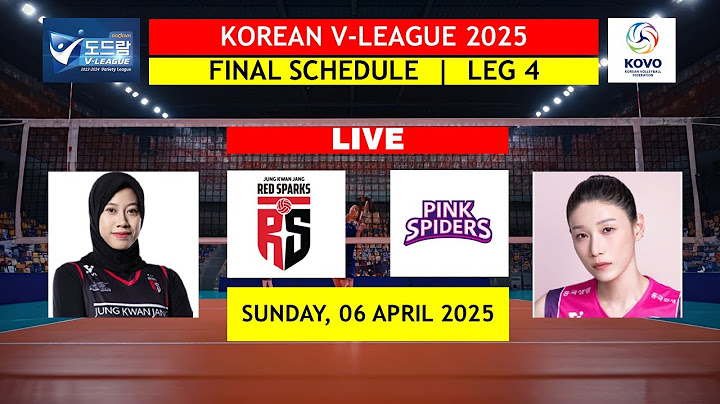 Korean V League 2025 FINAL RESULT Red Sparks vs Pink Spiders