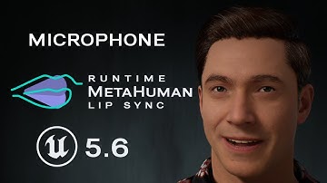 Realistic MetaHuman Lip Sync with Live Microphone Input in UE (Conversational AI for NPCs)