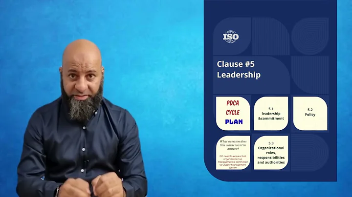 ISO 9001:2015 Clause 5, leadership (part 4)