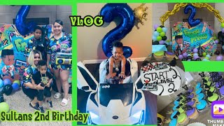 Sultan&#39;s &quot;Fresh Prince&quot; 90&#39;s themed 2nd Bday party went like this.......Vlog 77