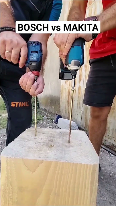 BOSCH vs MAKITA! GDX 18V-210 C 🆚️ TD001G! Ποιο Κέρδισε; #makita #tools #bosch #tool #powertools