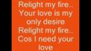 Take That - Relight My Fire (Lyrics)