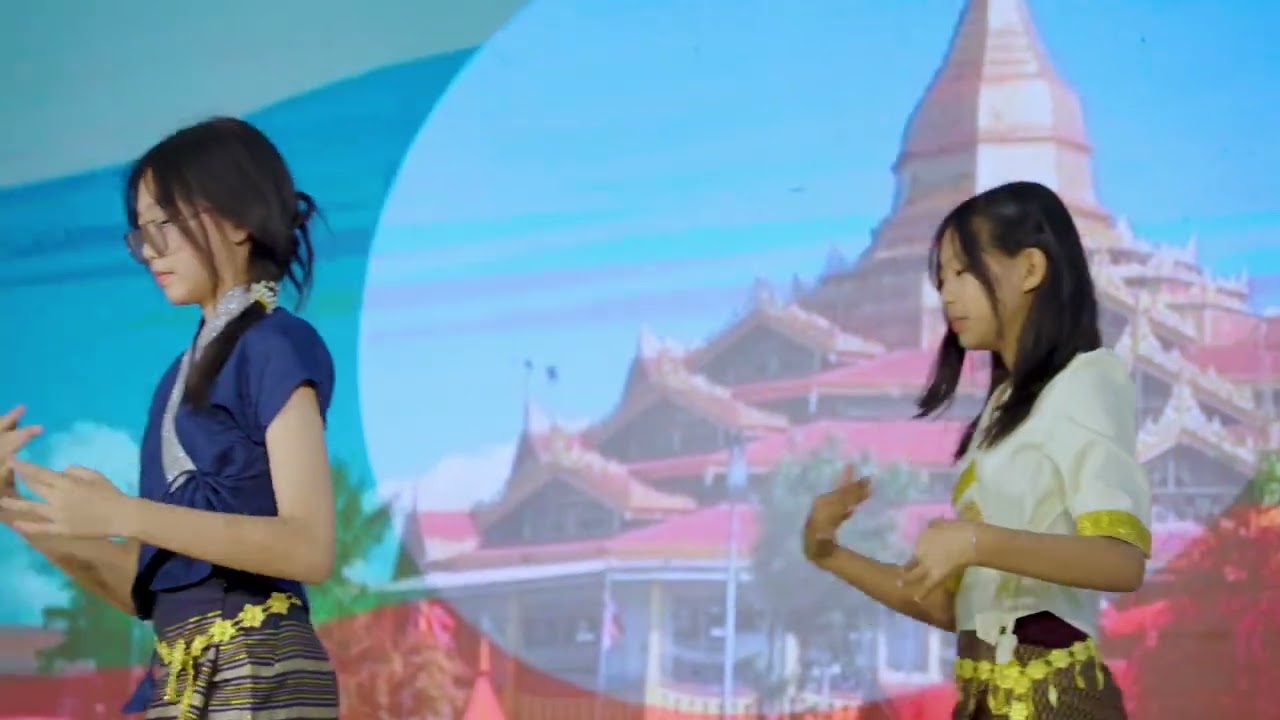 Year 6 students’ performance (Shan ethnic dance) - (P.I.S Award Ceremony 2026)