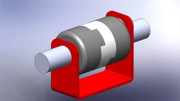 Oldham Coupling Simulation - Solidworks 2014