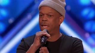 America´s Got Talent 2017  Mike Yung  Stunning Subway Singer Resimi