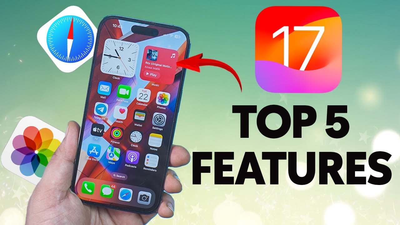 iOS 17 Highlighting the Top 5 Features YouTube